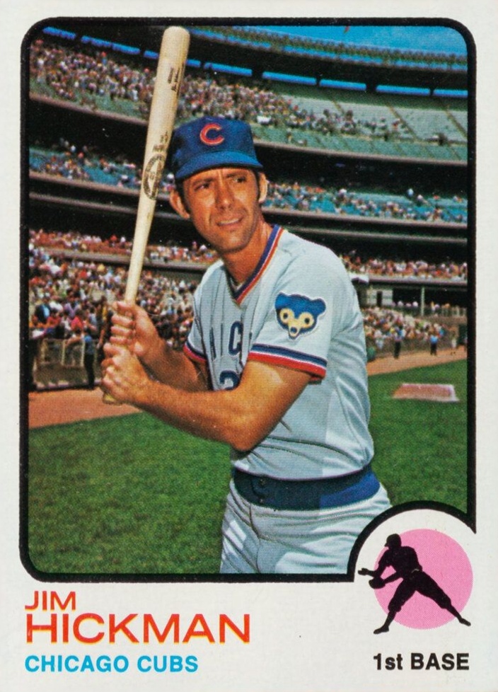 1973 Topps Jim Hickman #565 Baseball Card