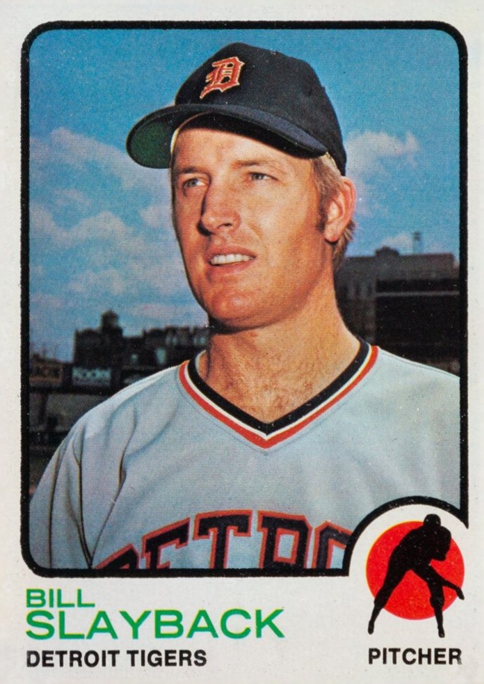 1973 Topps Bill Slayback #537 Baseball Card