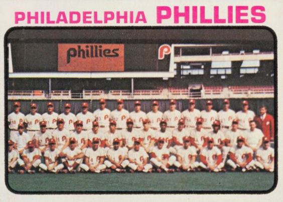 1973 Topps Philadelphia Phillies Team #536 Baseball Card