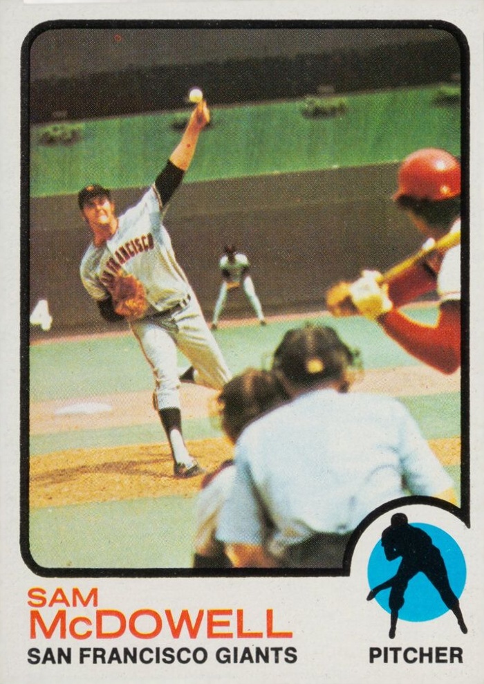1973 Topps Sam McDowell #511 Baseball Card