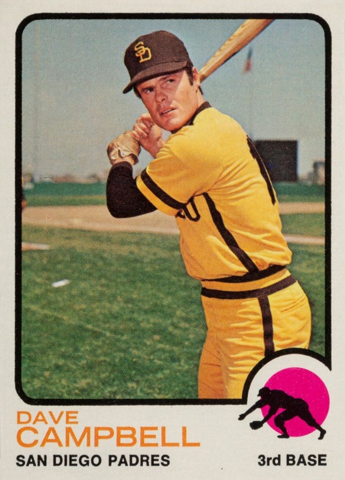 1973 Topps Dave Campbell #488 Baseball Card
