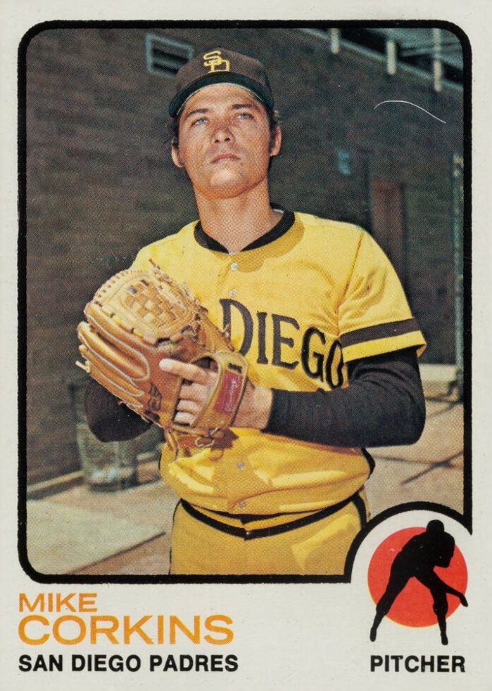 1973 Topps Mike Corkins #461 Baseball Card