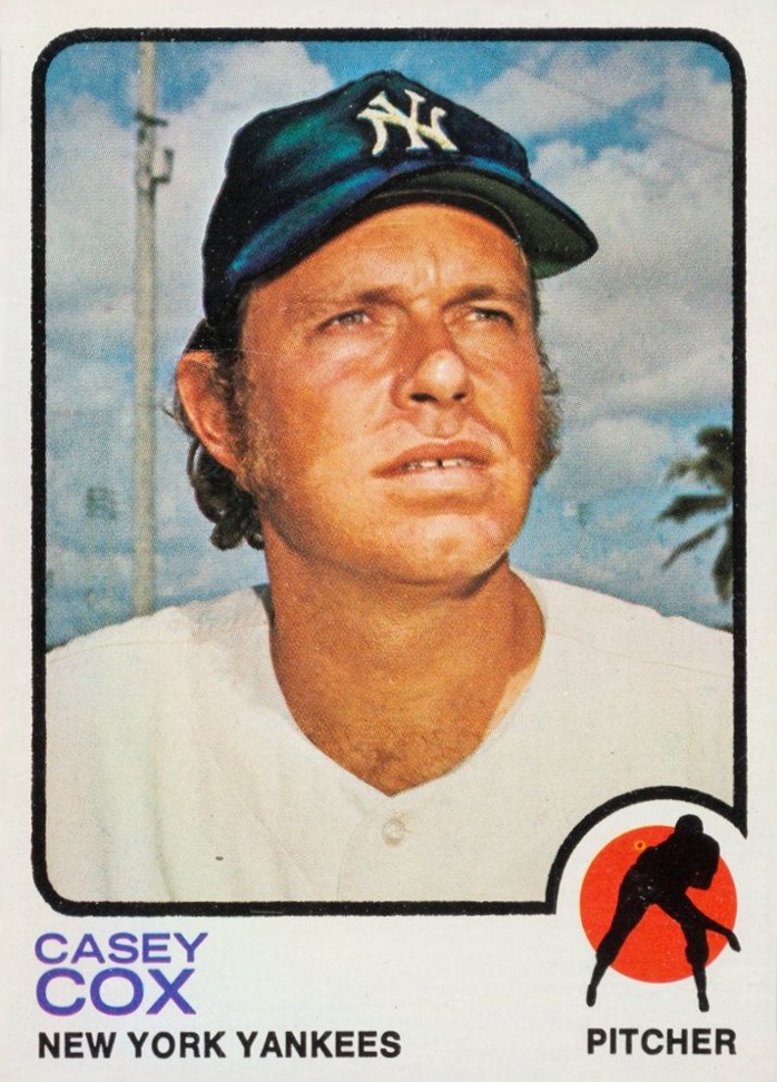 1973 Topps Casey Cox #419 Baseball Card
