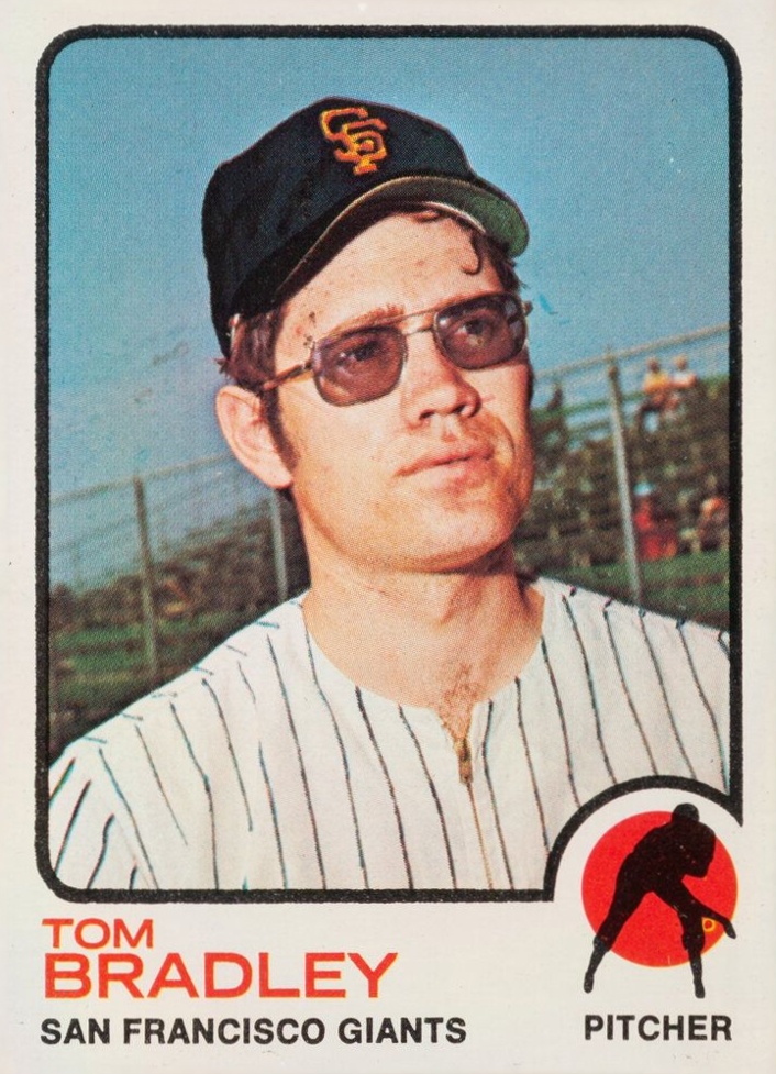 1973 Topps Tom Bradley #336 Baseball Card