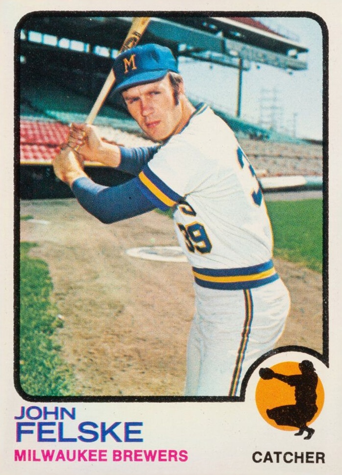 1973 Topps John Felske #332 Baseball Card