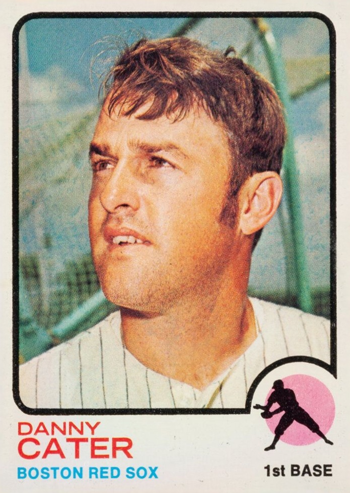 1973 Topps Danny Cater #317 Baseball Card