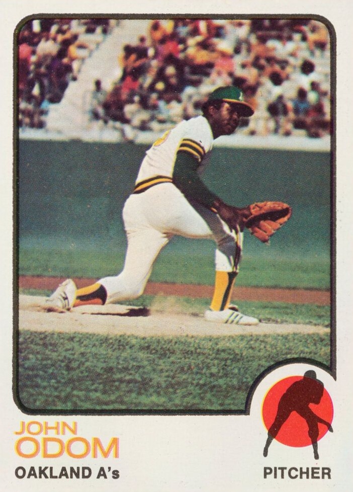 1973 Topps John Odom #315 Baseball Card
