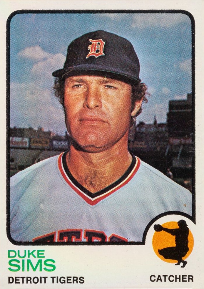 1973 Topps Duke Sims #304 Baseball Card