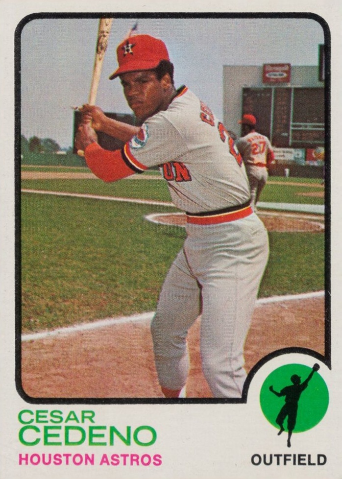 1973 Topps Cesar Cedeno #290 Baseball Card