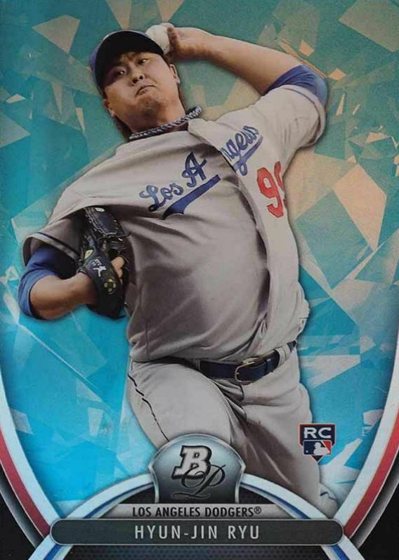 2013 Bowman Platinum Hyun-Jin Ryu #96 Baseball Card