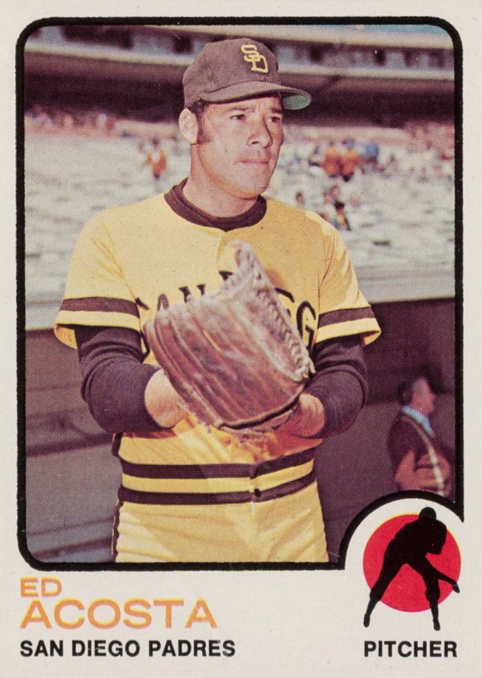 1973 Topps Ed Acosta #244 Baseball Card