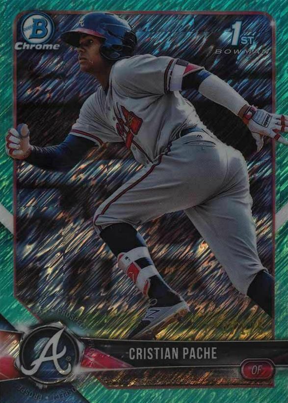 2018 Bowman Prospects Chrome Cristian Pache #46 Baseball Card