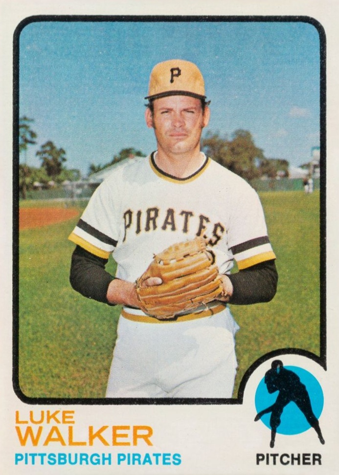 1973 Topps Luke Walker #187 Baseball Card