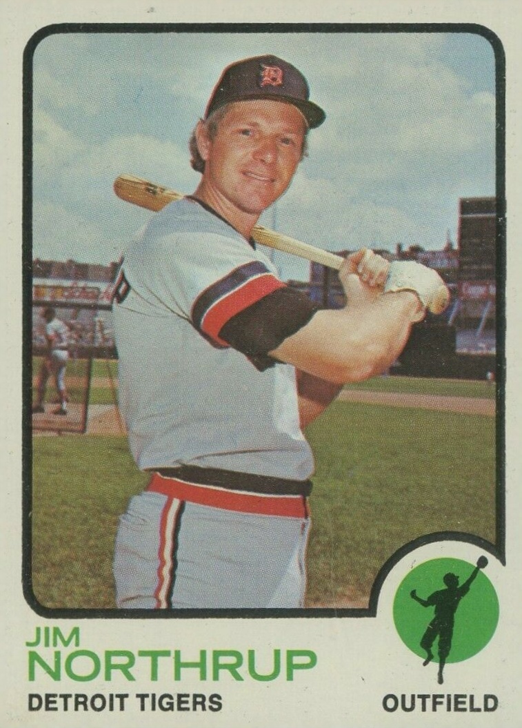 1973 Topps Jim Northrup #168 Baseball Card