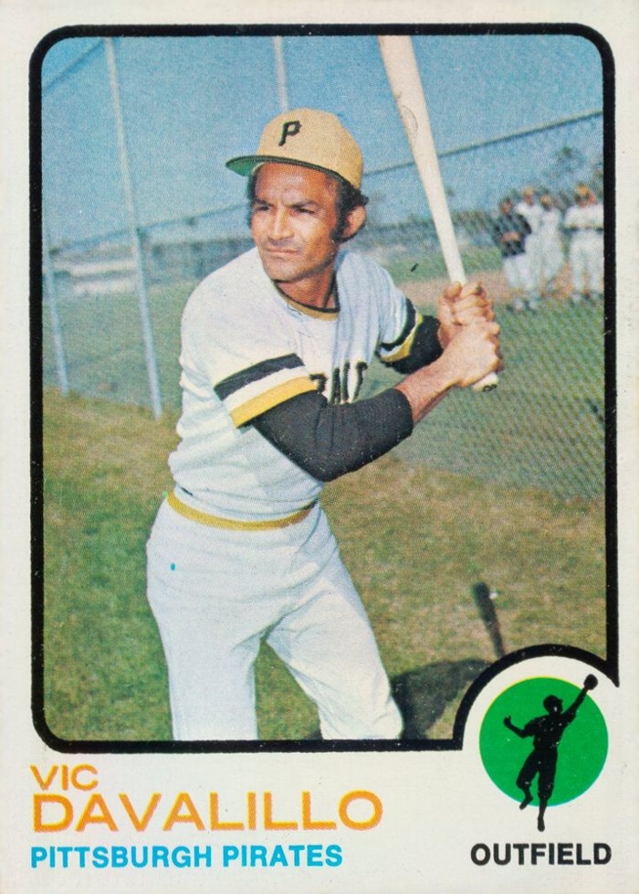 1973 Topps Vic Davalillo #163 Baseball Card