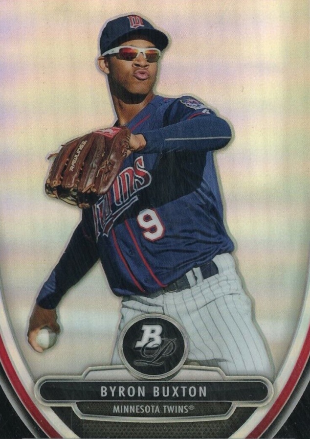 2013 Bowman Platinum Chrome Prospects Byron Buxton #19 Baseball Card