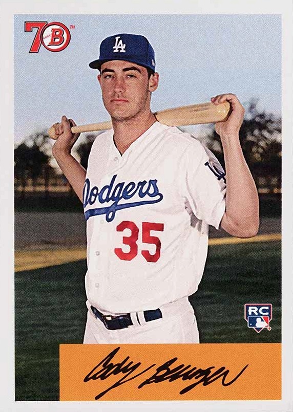 2017 Topps Throwback Thursday  Cody Bellinger #74 Baseball Card