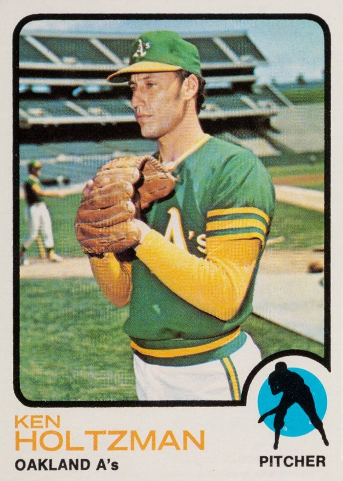 1973 Topps Ken Holtzman #60 Baseball Card