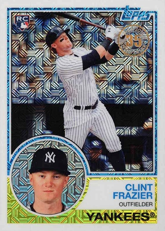 2018 Topps Silver Pack 1983 Chrome Promo Clint Frazier #19 Baseball Card