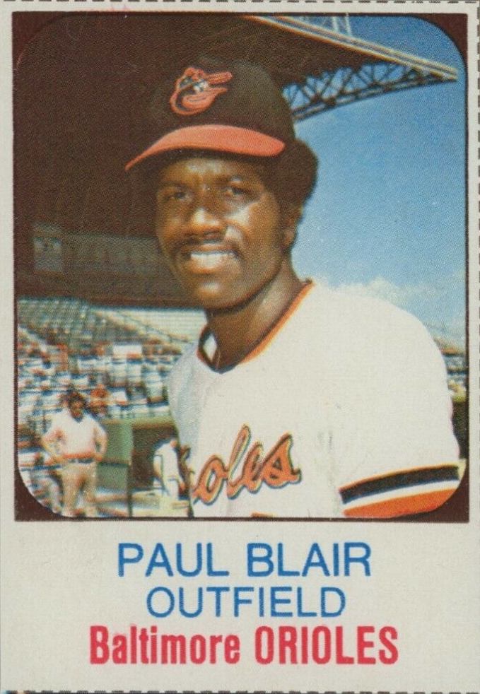 1975 Hostess Twinkies Paul Blair #12 Baseball Card