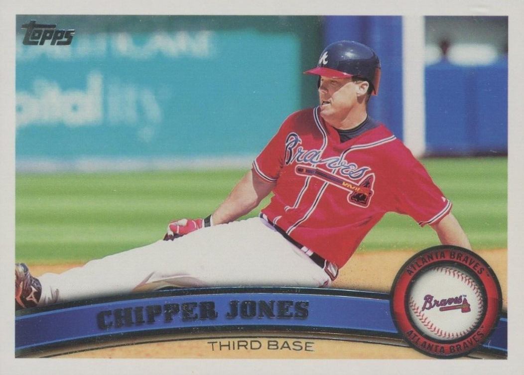 2011 Topps Chipper Jones #169 Baseball Card