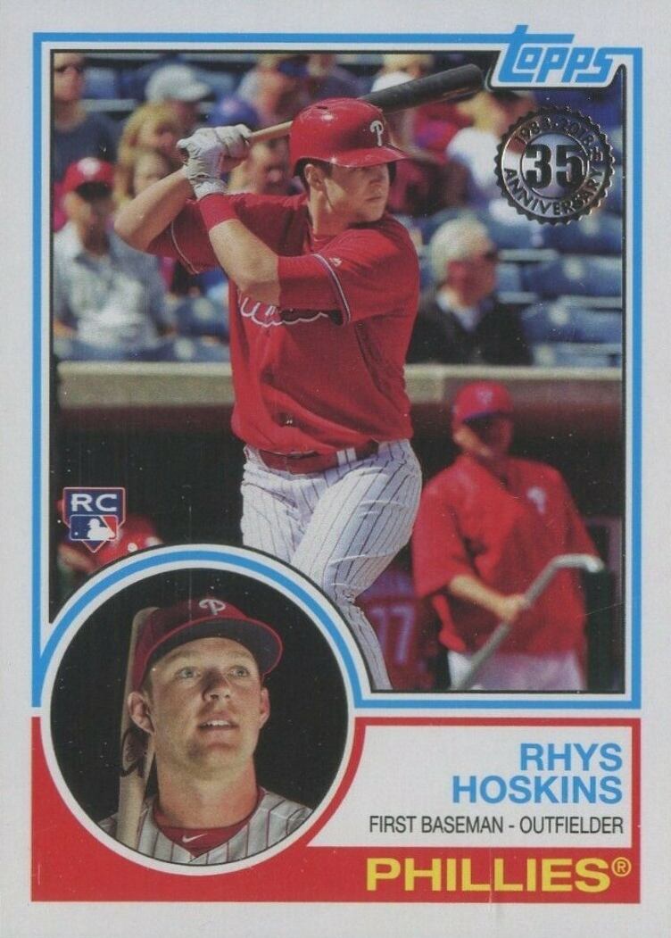 2018 Topps 1983 Topps Baseball Rhys Hoskins #30 Baseball Card