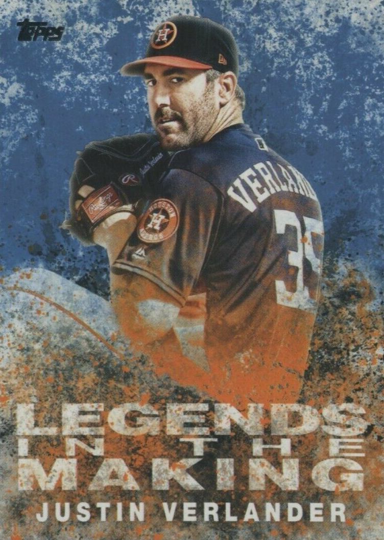 2018 Topps Legends in the Making Justin Verlander #24 Baseball Card