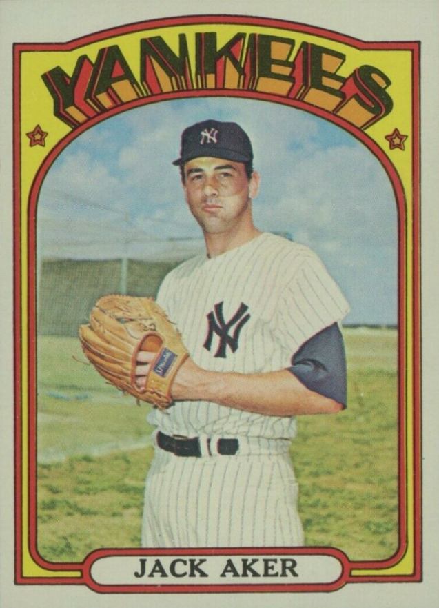 1972 Topps Jack Aker #769 Baseball Card