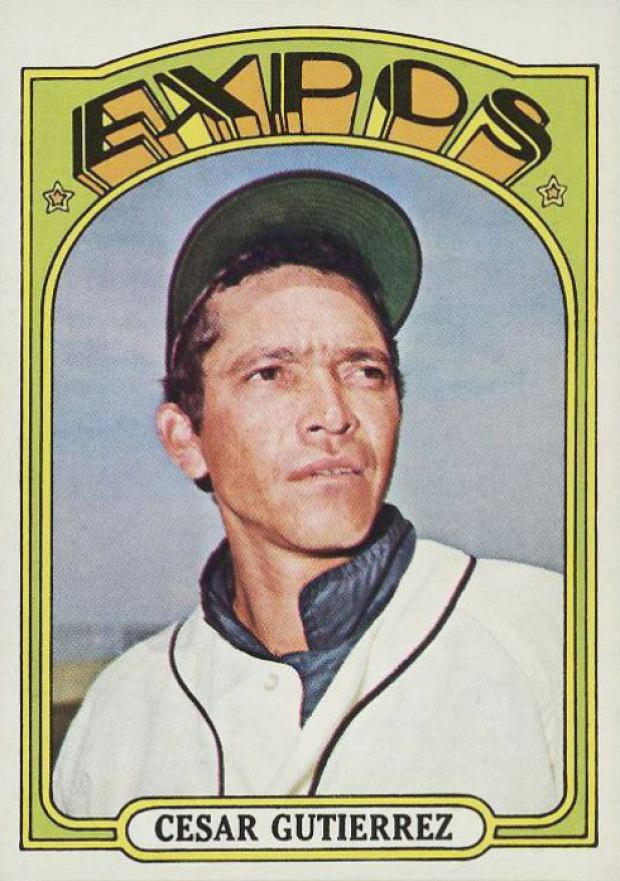 1972 Topps Cesar Gutierrez #743 Baseball Card