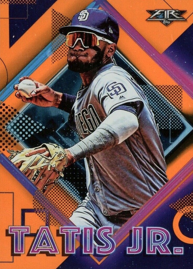 2020 Topps Fire Fernando Tatis Jr. #95 Baseball Card