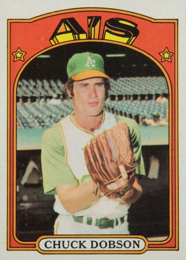 1972 Topps Chuck Dobson #523 Baseball Card