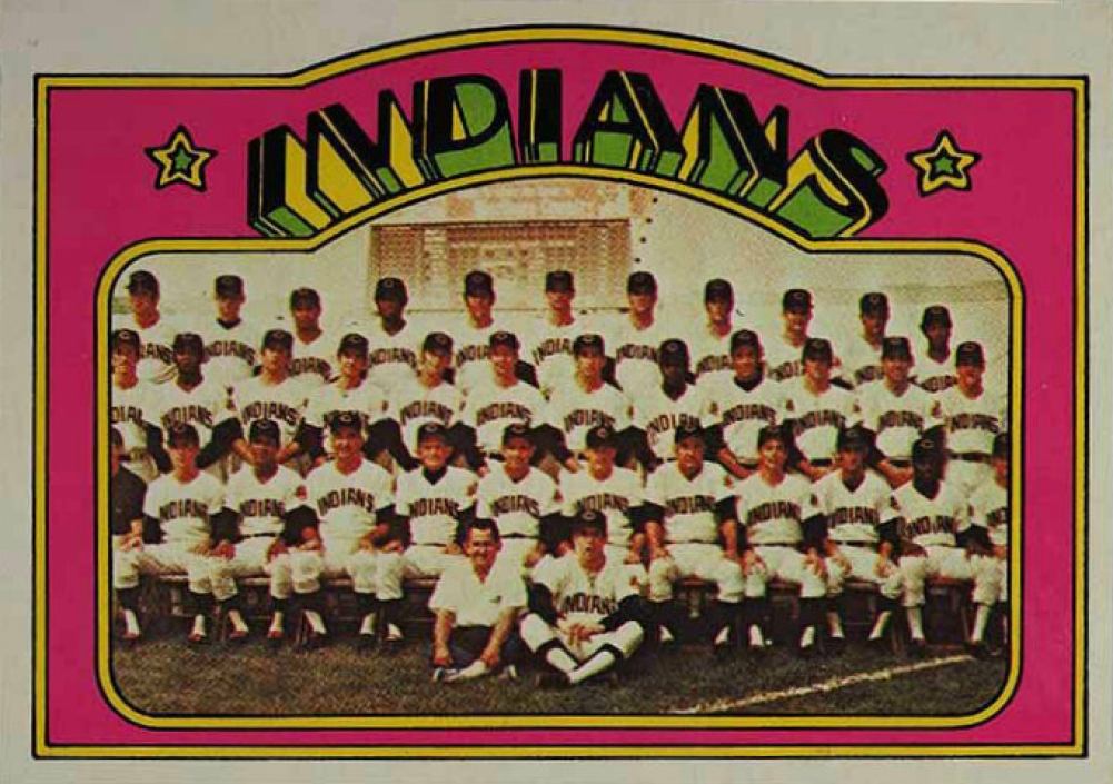 1972 Topps Indians Team #547 Baseball Card