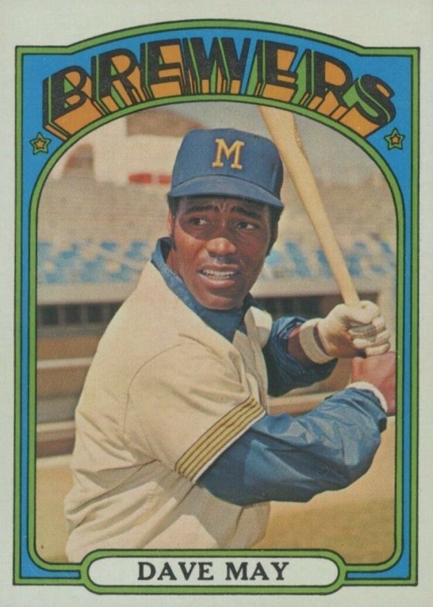 1972 Topps Dave May #549 Baseball Card