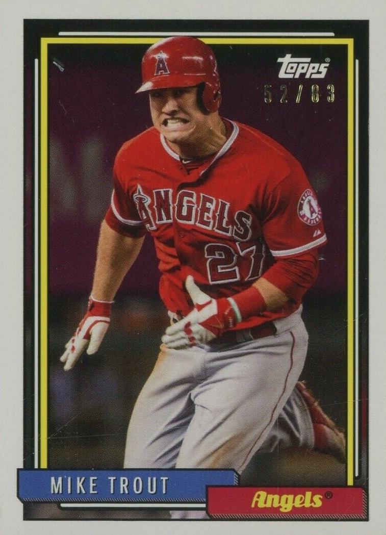 2019 Topps Transcendent VIP Party Mike Trout Through the Years Mike Trout #1992 Baseball Card