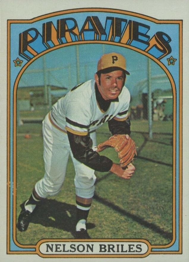 1972 Topps Nelson Briles #605 Baseball Card