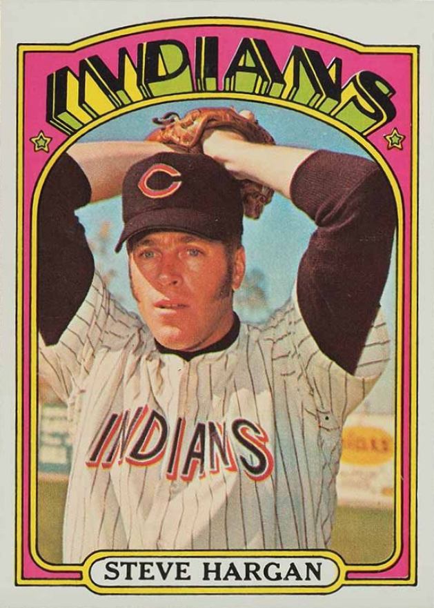 1972 Topps Steve Hargan #615 Baseball Card