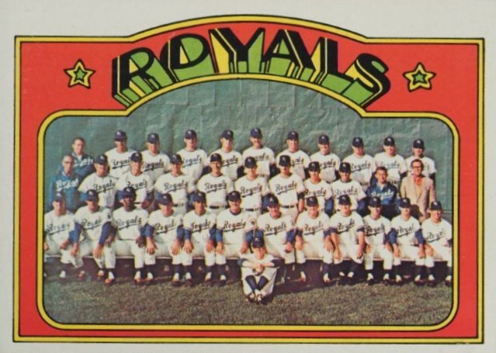 1972 Topps Royals Team #617 Baseball Card
