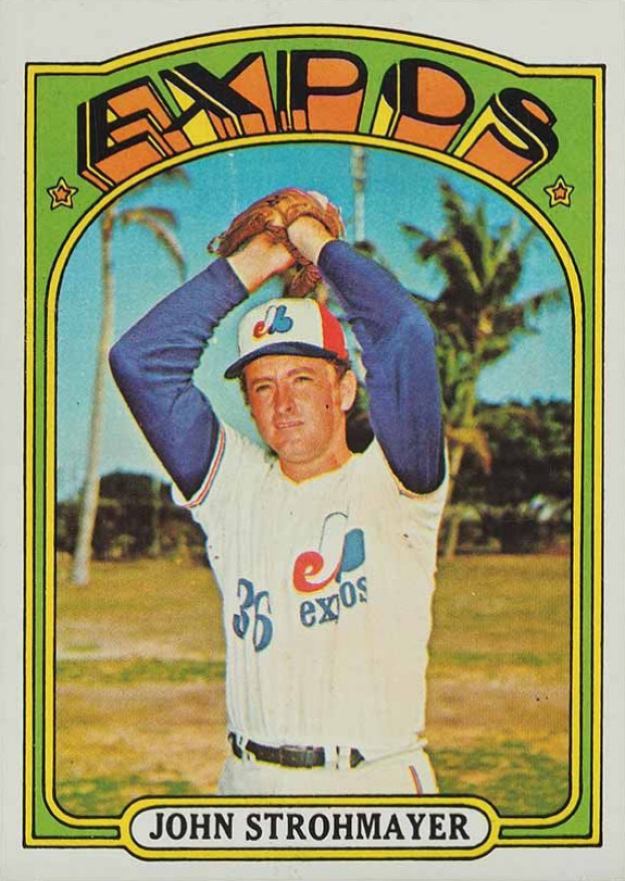 1972 Topps John Strohmayer #631 Baseball Card