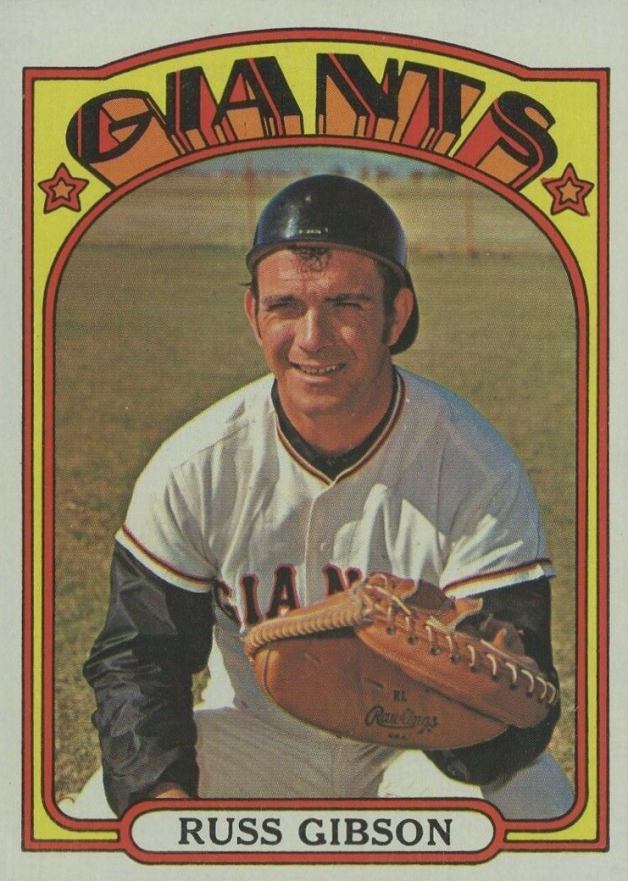 1972 Topps Russ Gibson #643 Baseball Card