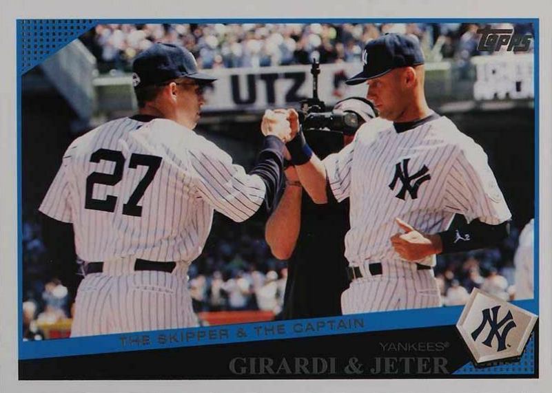2009 Topps Updates & Highlights Derek Jeter/Joe Girardi #UH69 Baseball Card