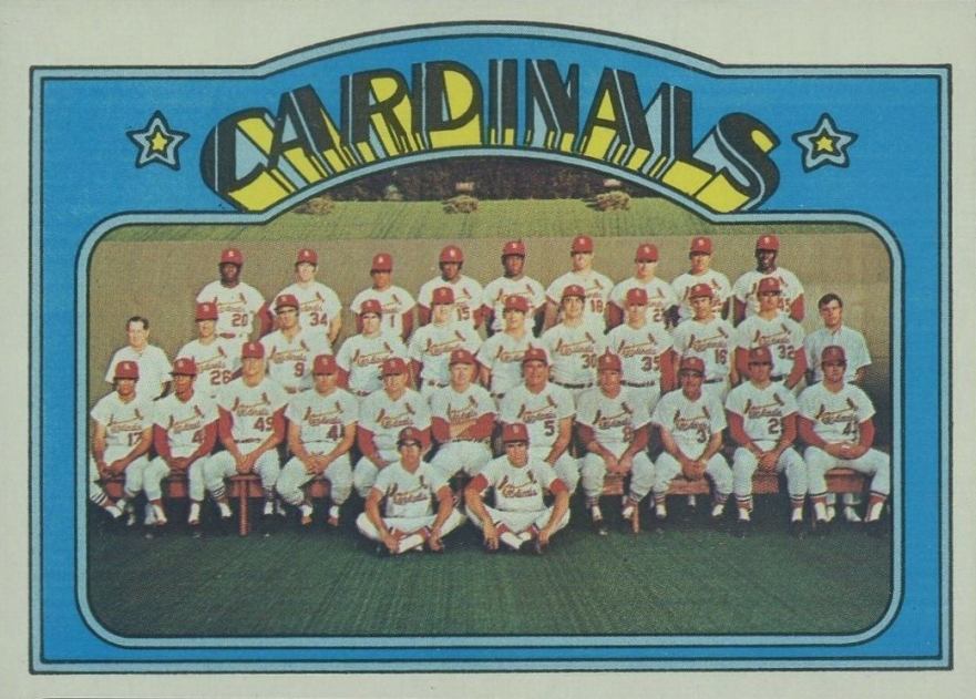 1972 Topps Cardinals Team #688 Baseball Card