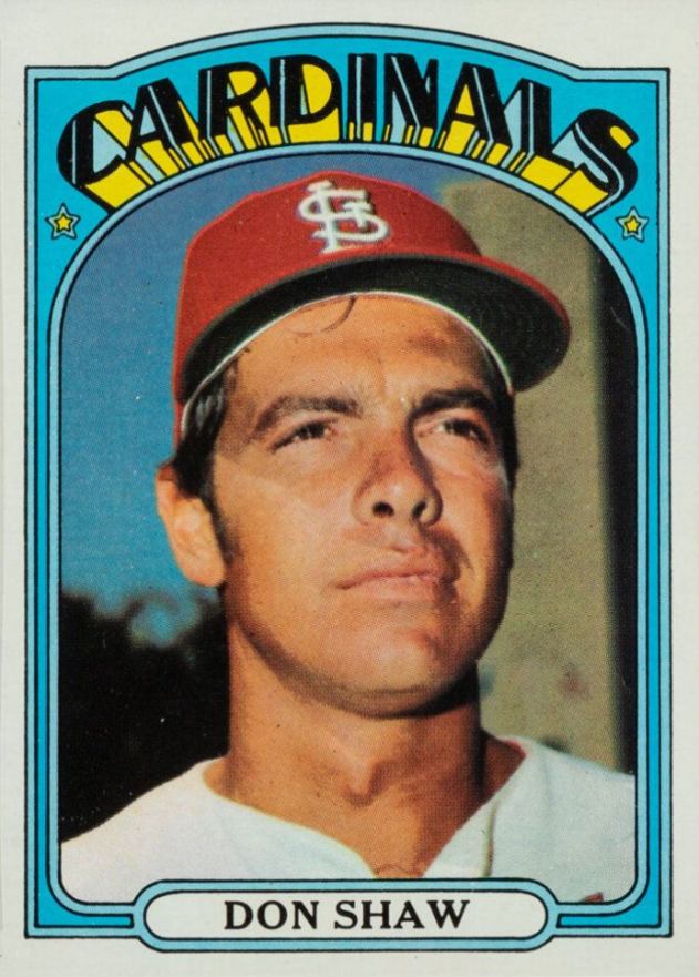 1972 Topps Don Shaw #479 Baseball Card
