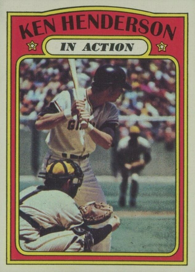 1972 Topps Ken Henderson #444 Baseball Card