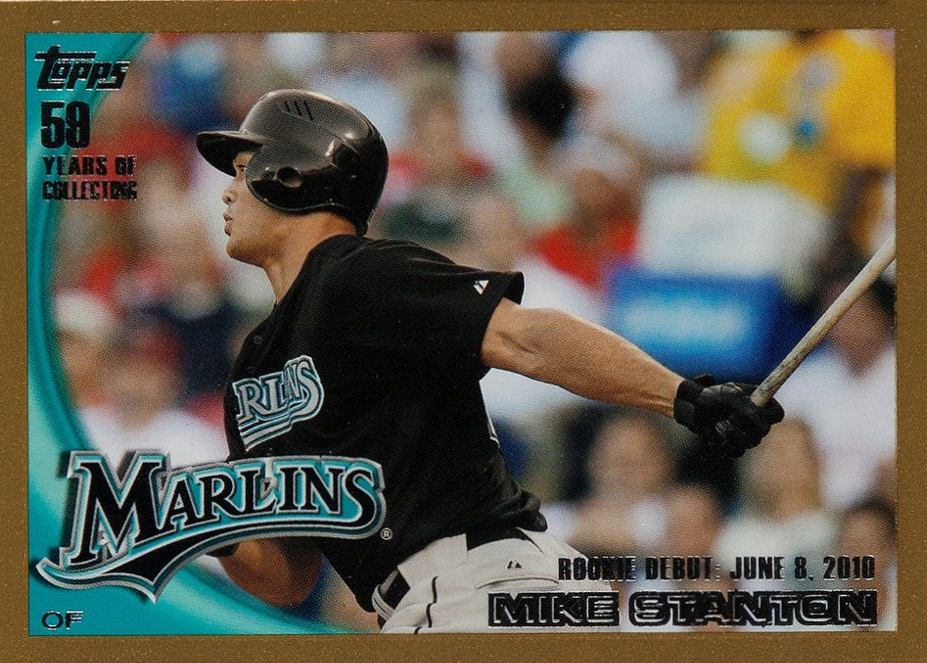 2010 Topps Update Giancarlo Stanton #US327 Baseball Card