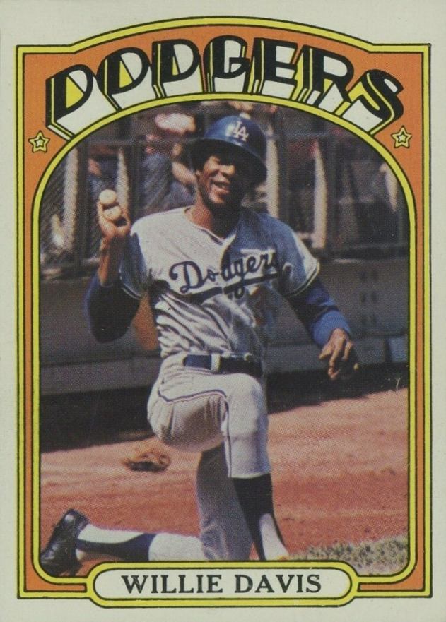 1972 Topps Willie Davis #390 Baseball Card