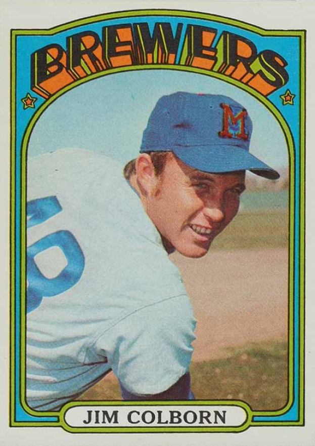 1972 Topps Jim Colborn #386 Baseball Card