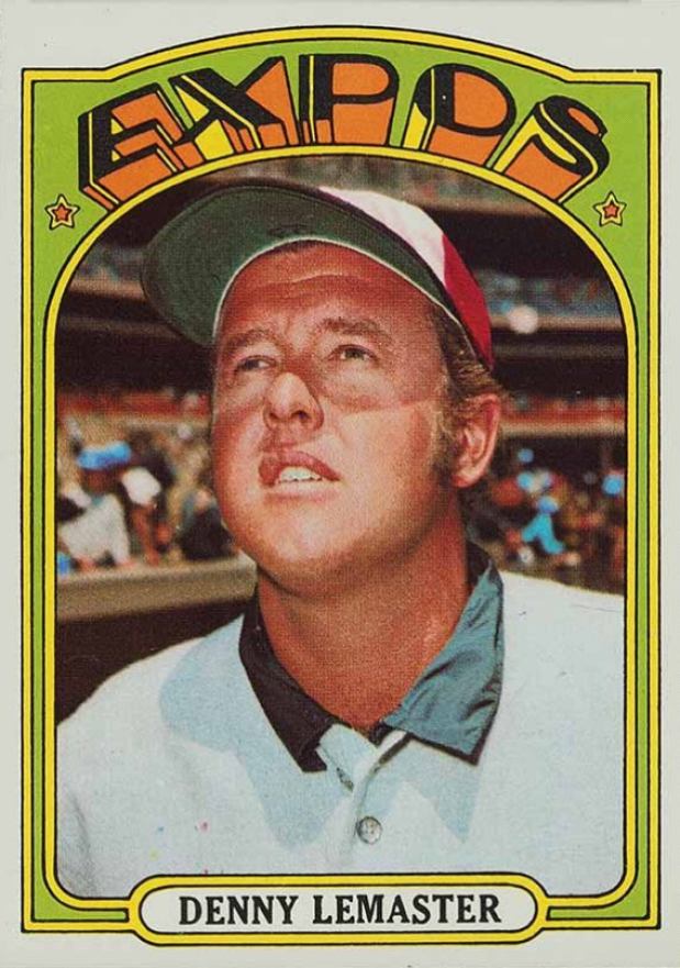 1972 Topps Denny Lemaster #371 Baseball Card