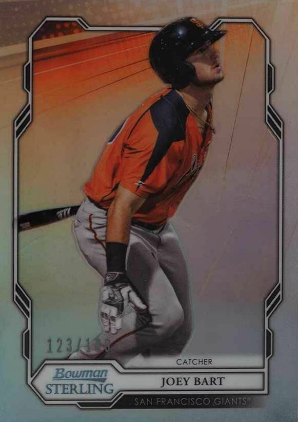 2019 Bowman Sterling Joey Bart #BPR21 Baseball Card