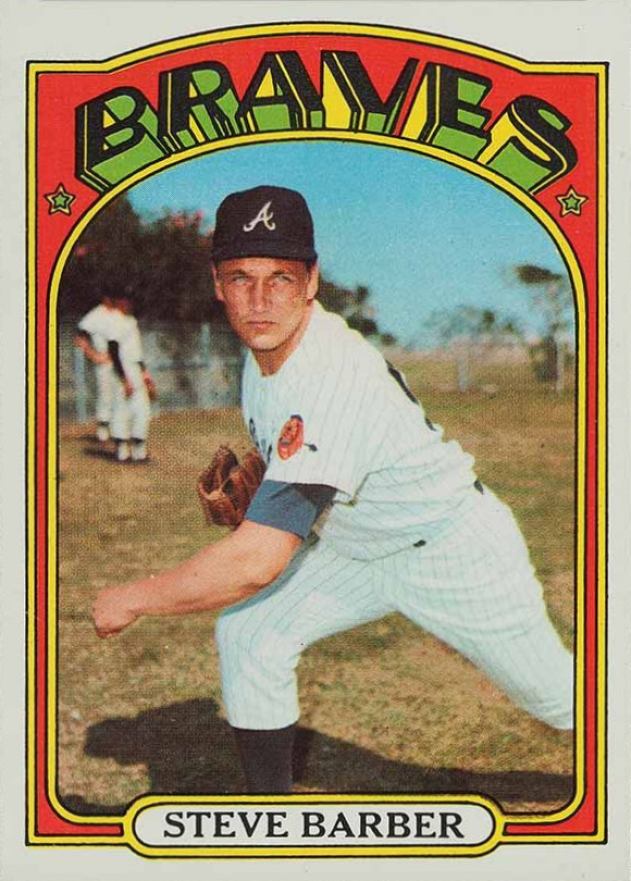 1972 Topps Steve Barber #333 Baseball Card