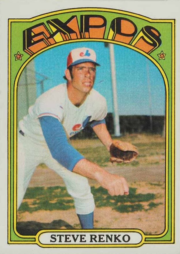 1972 Topps Steve Renko #307 Baseball Card